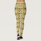 Leggings Jaunes motifs (Dos)