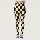 Leggings Jaunes Noirs (Devant)