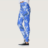 LEGGINGS JAZMIN SE CONCENTRE SUR LE CERULEAN SOMBRE (Gauche)