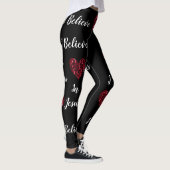 Leggings Je crois aux guêtres des femmes de Jésus (Droite)