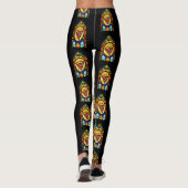 Leggings Je crois en la pizza (Dos)
