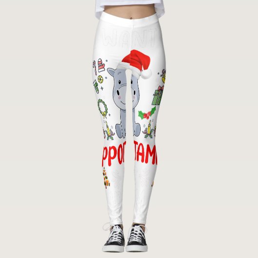 Leggings Je Les Aime Vraiment Épais _ Sprucey Drôle Noël T (Devant)