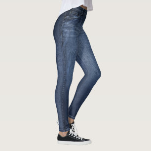 Leggings Jeans à lessivage foncé Tout-En-Dessus Légendes