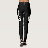 Leggings J'Espère Juste Que Les Deux Équipes S'Amusent (Dos)