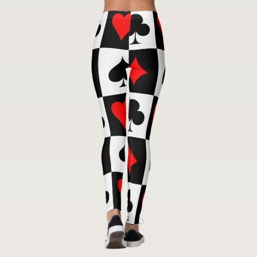Leggings Jeu de carte (Dos)