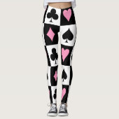 Leggings Jeu de cartes (Devant)