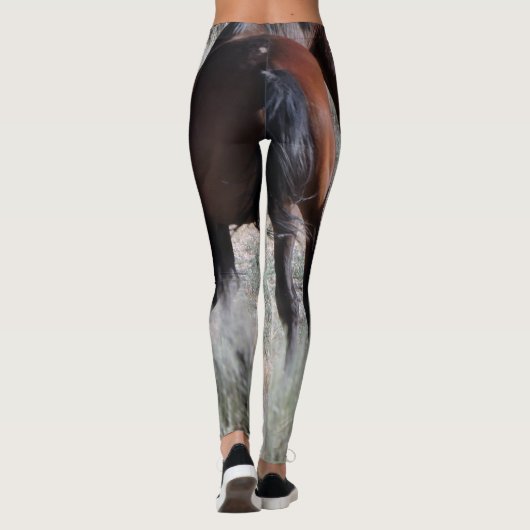 Leggings Jeu de cheval (Dos)