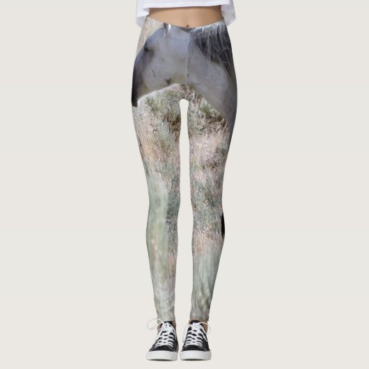 Leggings Jeu de cheval (Devant)