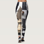 Leggings Jeu de jeu d'échecs (Dos)