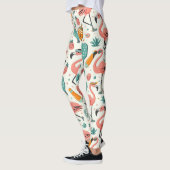Leggings Jeu de Pickleball Tropical (Gauche)