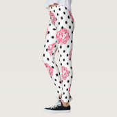 Leggings Jeu de tapisserie florale (Gauche)