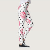 Leggings Jeu de tapisserie florale (Droite)