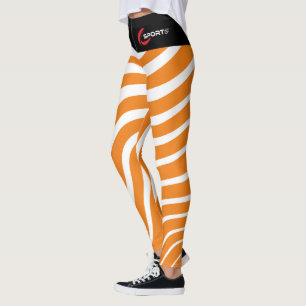 Leggings Jeu d'Orange Zebra