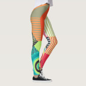 Leggings Jeu d'ornements : Eléments de design Arrière - pla (Droite)