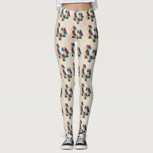Leggings Jeu géométrique III de motif