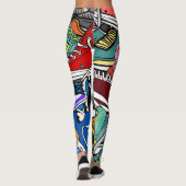 Leggings Jogger du coureur d'art pop gras (Dos)