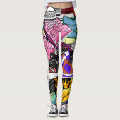 Leggings Jogger du coureur d'art pop gras (Devant)