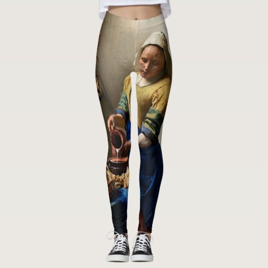 Leggings Johannes Vermeer - La Milkmaid (Devant)