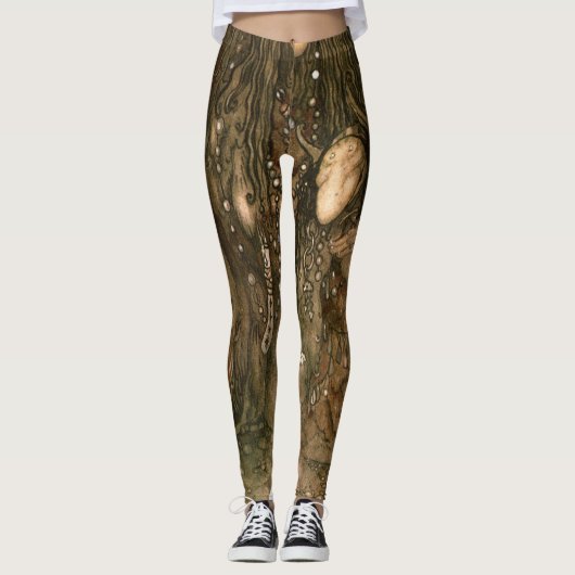 Leggings John Bauer - Regardez-Les Troll Mère Dit Regardez (Devant)