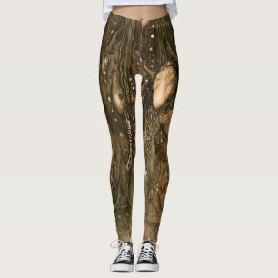 Leggings John Bauer - Regardez-Les Trolls, Mère A Dit Rega
