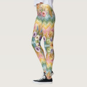 Leggings Joie de Pâques printanière (Gauche)