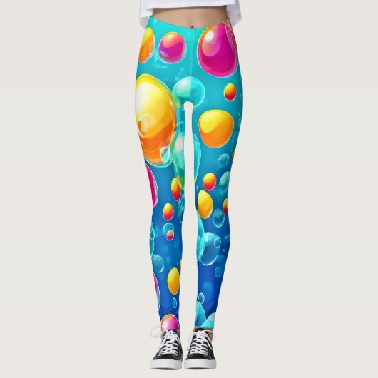 Leggings Joie de Pop de Bulles (Devant)