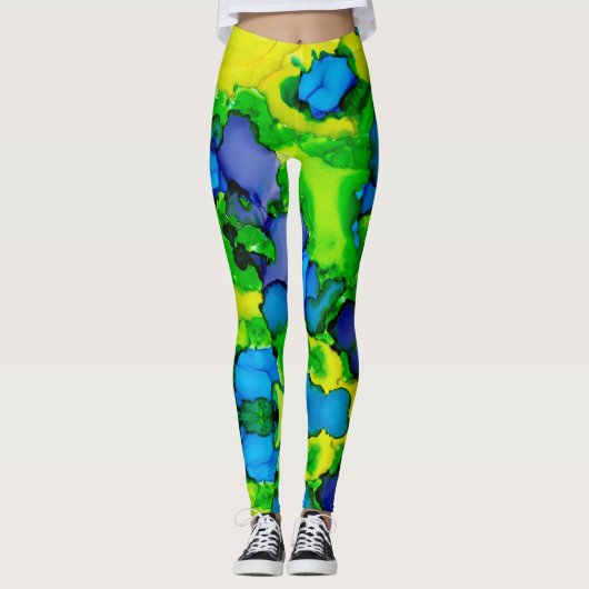 Leggings Joie d'émeraude (Devant)