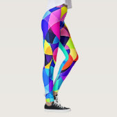 Leggings Joie géométrique vive (Droite)
