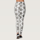 LEGGINGS JOIGINES DE FLAKE DE NEIGE POUR L'HIVER ET NOËL (Dos)