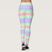 Leggings Joli arc-en-ciel rayures (Dos)