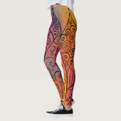 Leggings Joli Art Floral (Gauche)