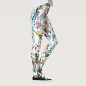 Leggings Joli caricature Noël Polaire Ours Penguin Party (Droite)