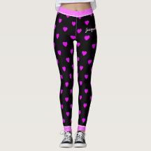 Joli Coeur rose sur NOIR