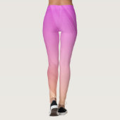 Leggings Joli dégradé rose et orange (Dos)