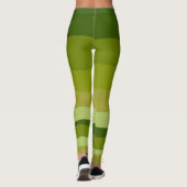 Leggings Joli désert vert Cool coloré (Dos)