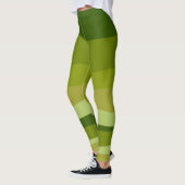 Leggings Joli désert vert Cool coloré (Gauche)