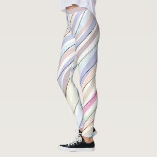 Leggings Joli design Abstrait Pastel
