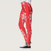 Leggings Joli design effrayant d'Halloween (Gauche)