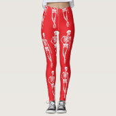 Leggings Joli design effrayant d'Halloween (Devant)