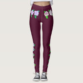 Leggings Joli Design Floral Violet (Devant)