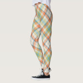 Leggings Joli design Plaid Automne (Gauche)