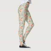 Leggings Joli Doodle Fox Forest Motif de bois (Droite)