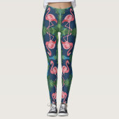 Leggings Joli Flamant rose rose (Devant)