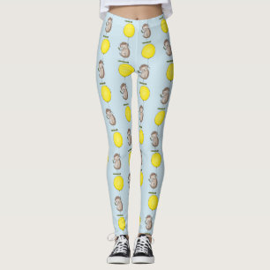 Leggings Joli hérisson et motif de dessin animé de ballon