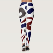 Leggings Joli motif abstrait (Dos)