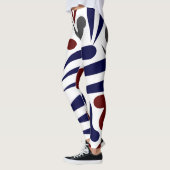 Leggings Joli motif abstrait (Gauche)