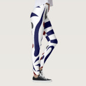 Leggings Joli motif abstrait (Droite)