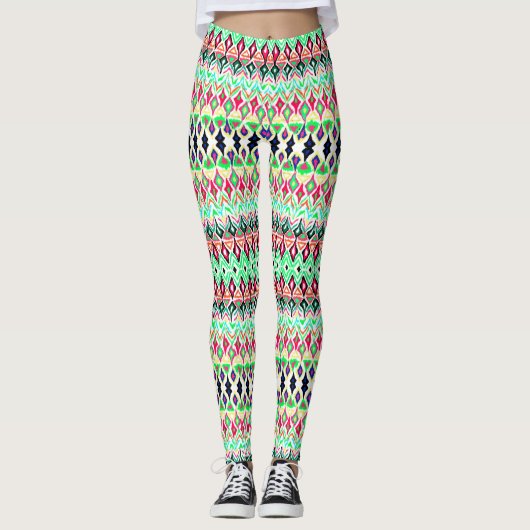 Leggings Joli motif coloré (Devant)