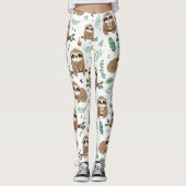 Leggings Joli Motif de fentes (Devant)