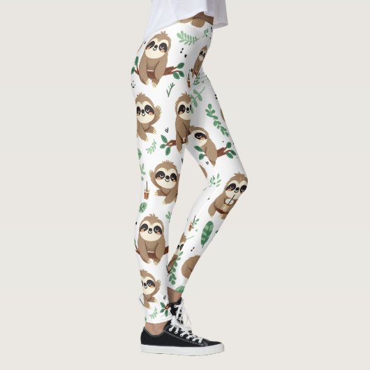Leggings Joli Motif de fentes (Droite)